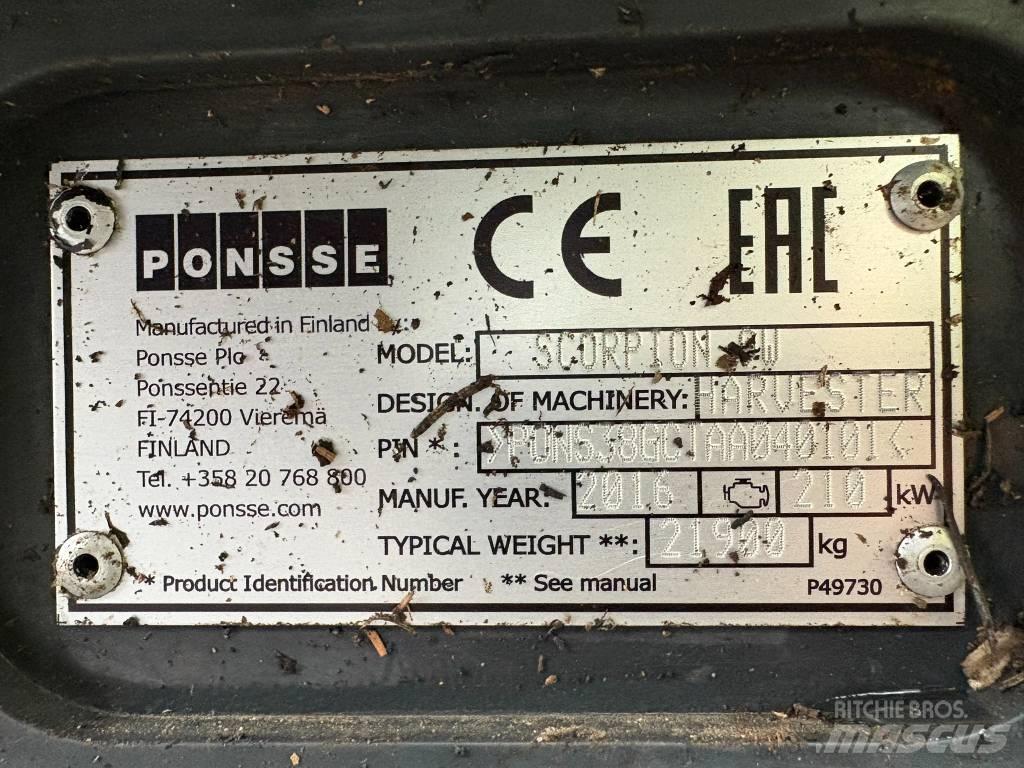 Ponsse Scorpion Harvesters
