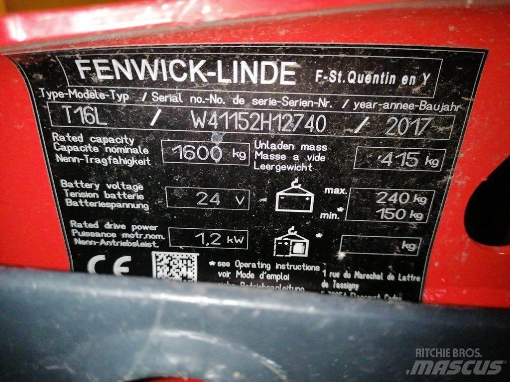 Linde T16L Low lifter