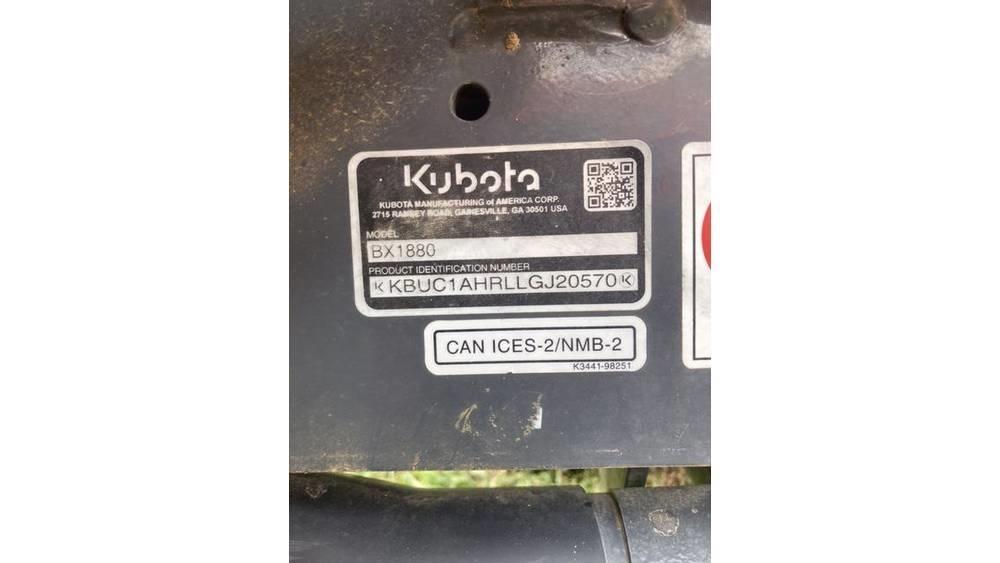 Kubota BX 1880 Tractors