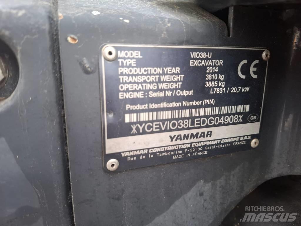 Yanmar Vio 38-U Mini excavators < 7t (Mini diggers)