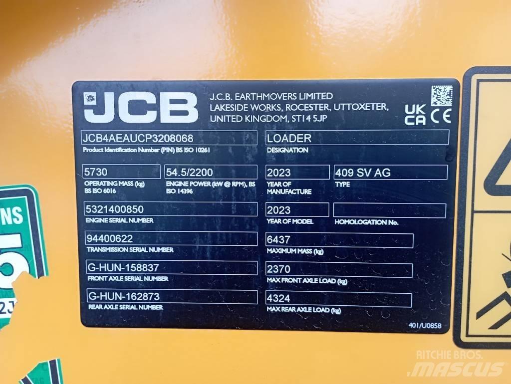 JCB 409 Wheel loaders