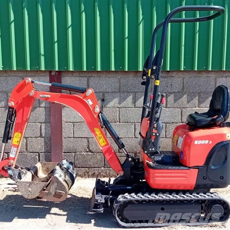 Kubota K 008-3 Mini excavators < 7t (Mini diggers)