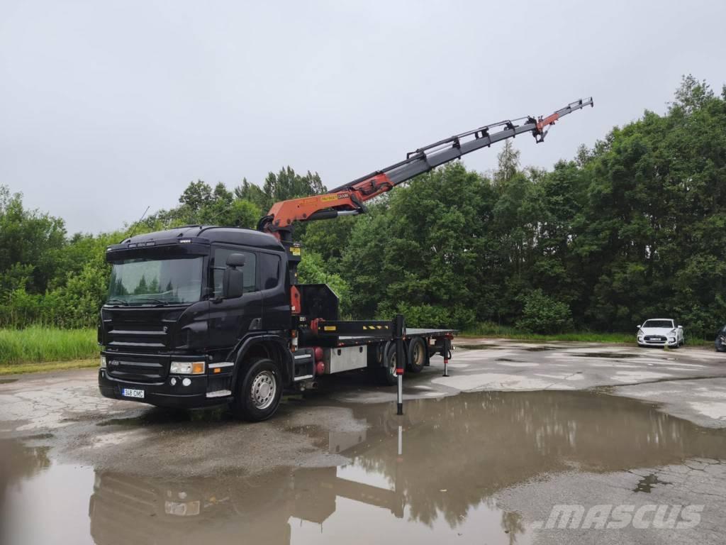 Scania P 420 Truck mounted cranes