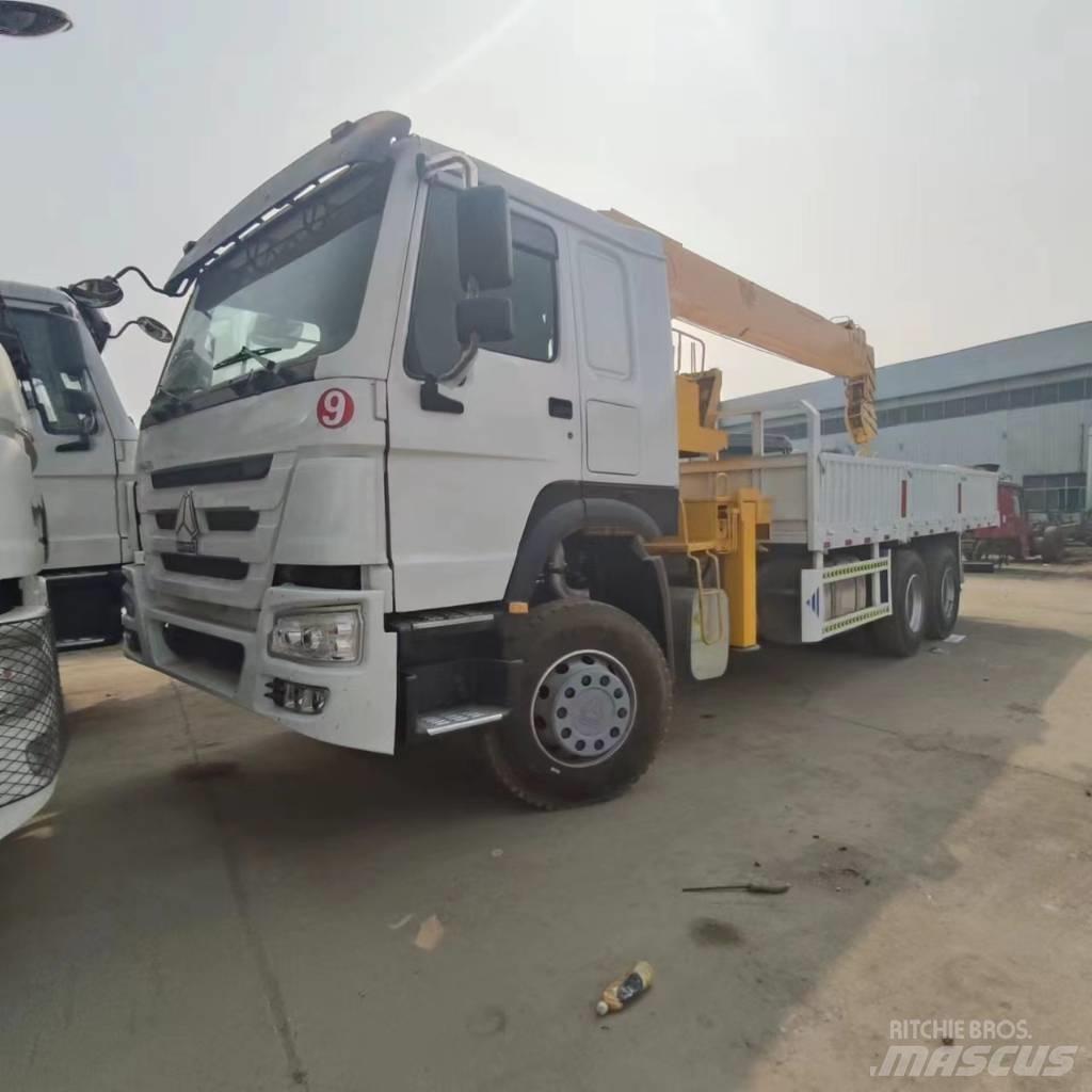 Howo 371 6x4 Truck mounted cranes