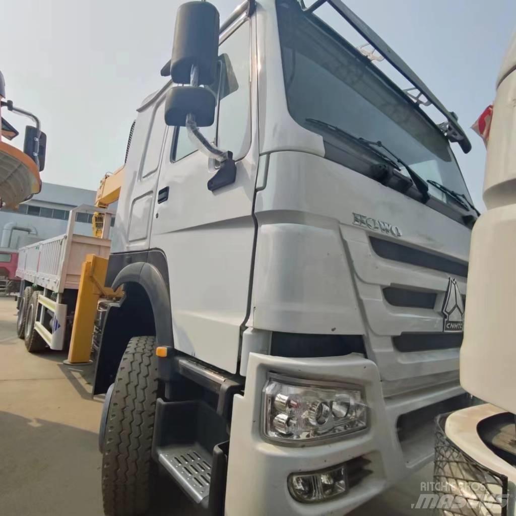 Howo 371 6x4 Truck mounted cranes