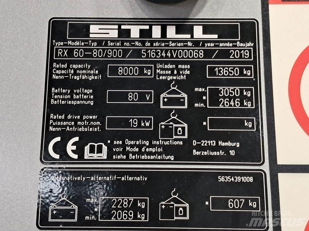 Still RX60-80/900 Electric forklift trucks