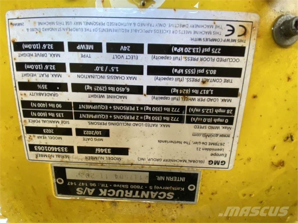 GMG 3346-i Scissor lifts