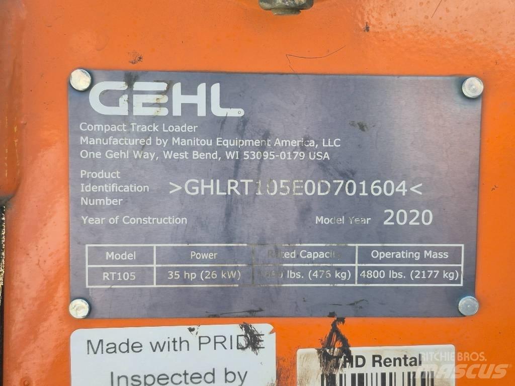 Gehl RT 105 Skid steer loaders
