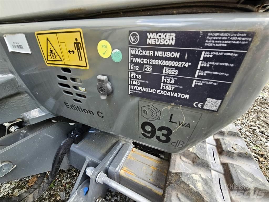 Wacker ET 18 Mini excavators < 7t (Mini diggers)