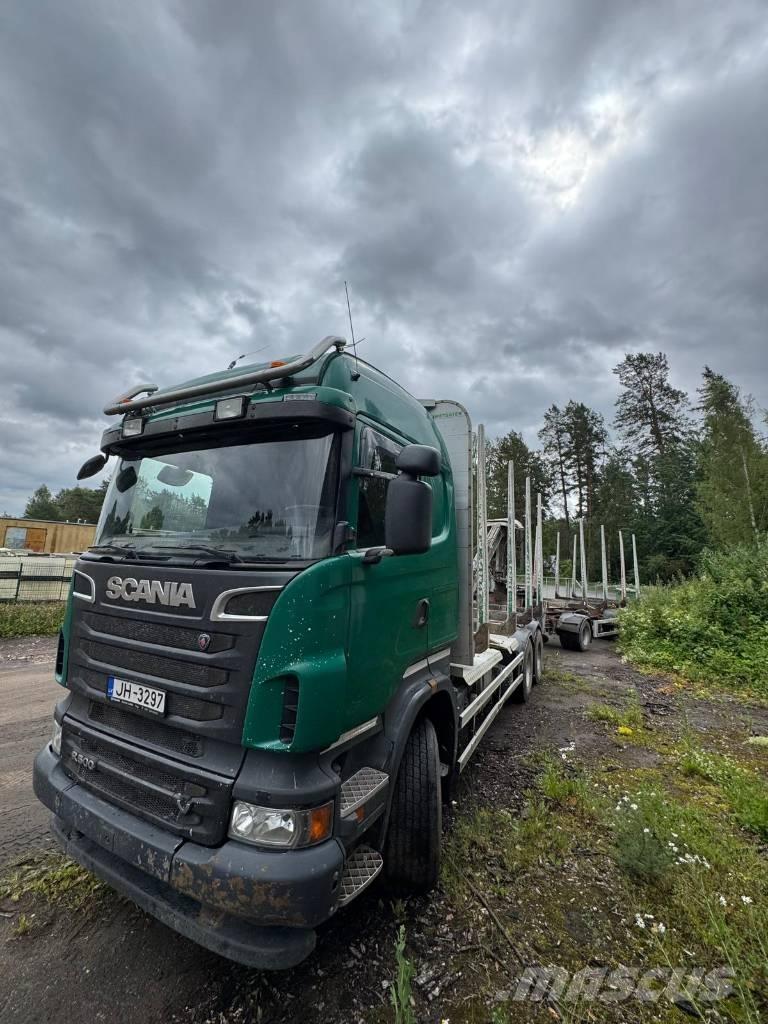 Scania R 500 Timber trucks