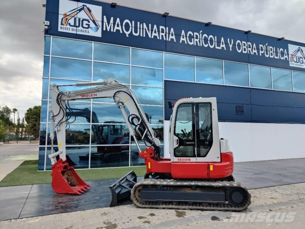 Takeuchi TB 80 FR Mini excavators  7t - 12t