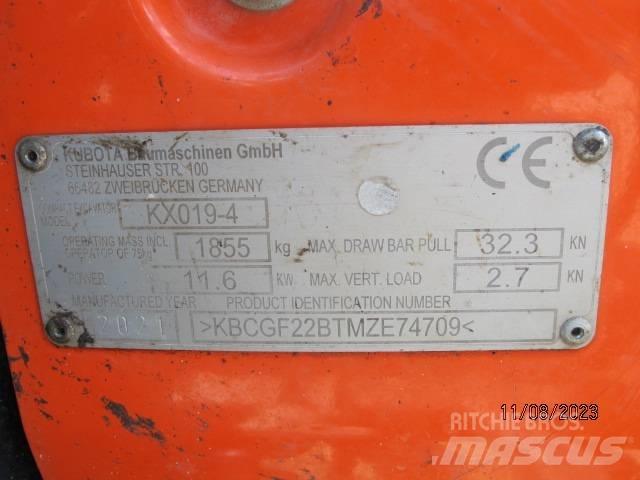 Kubota KX 019-4 Mini excavators < 7t (Mini diggers)