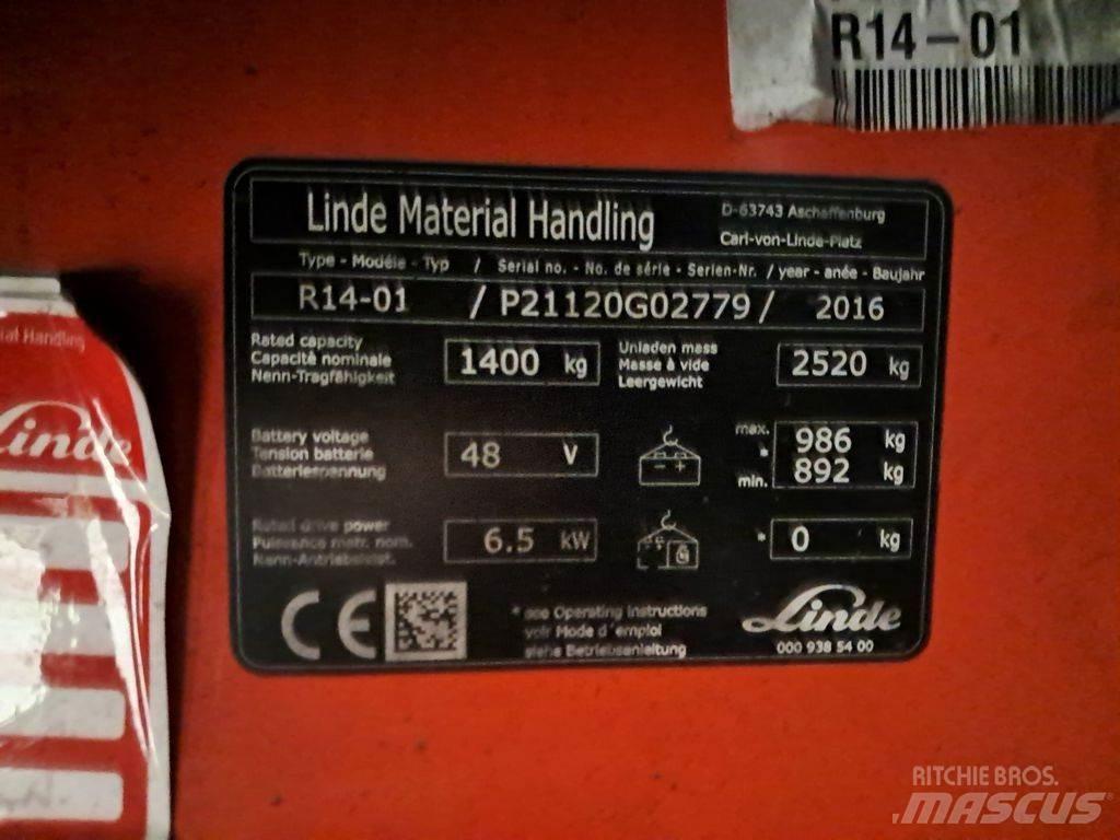 Linde R14-01 Reach truck