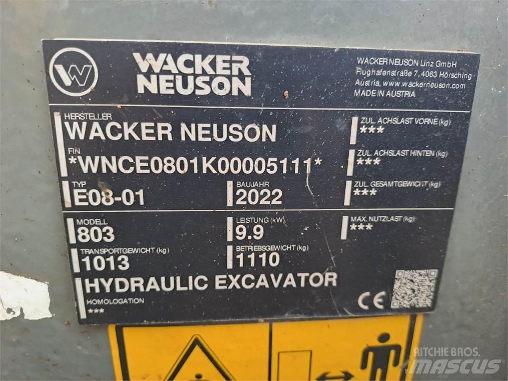 Wacker Neuson 803 Crawler excavators