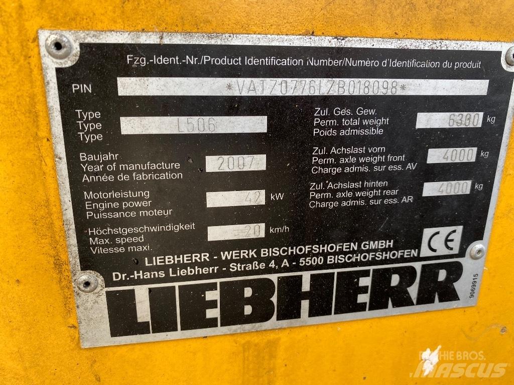 Liebherr 506 Stereo Wheel loaders