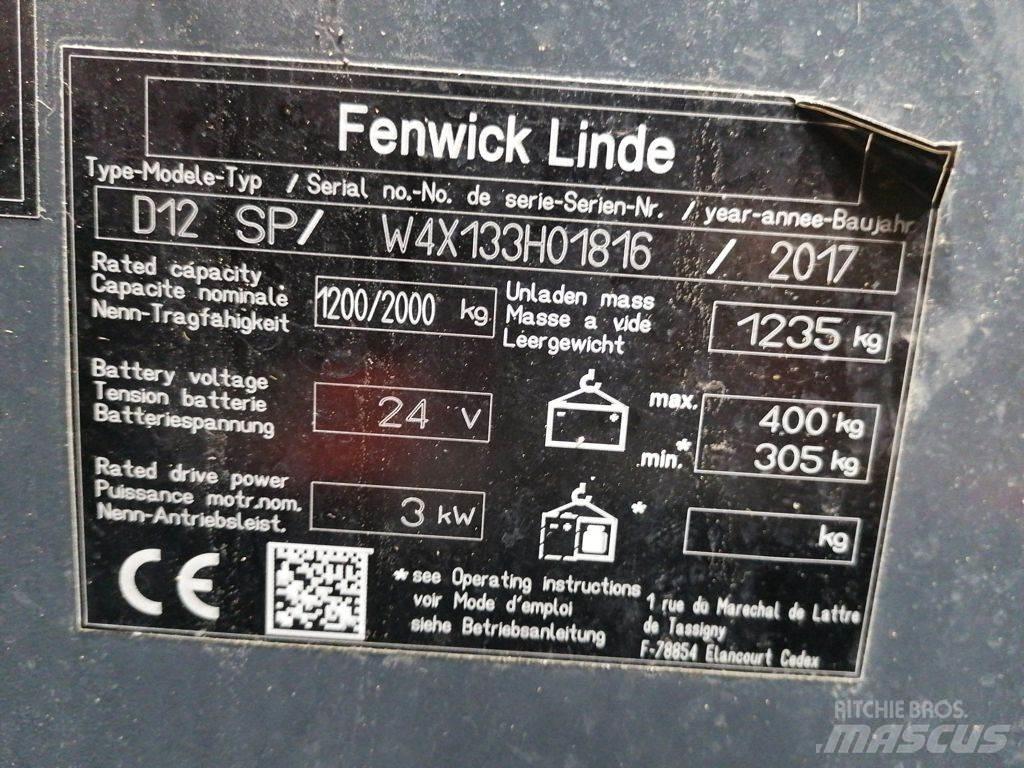 Linde D12 SP Pedestrian stacker