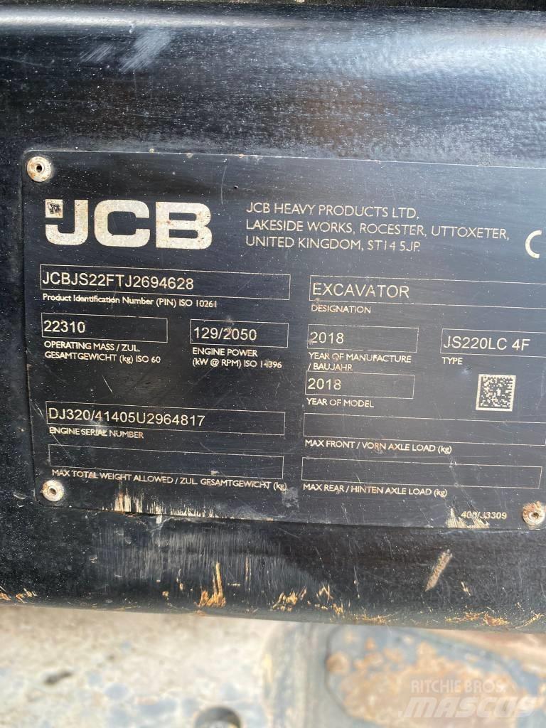 JCB JS 220 LC Crawler excavators