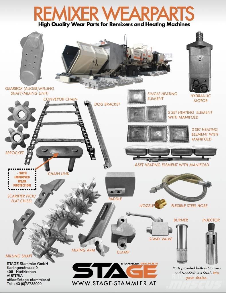 Wirtgen RX4500 Asphalt machine accessories