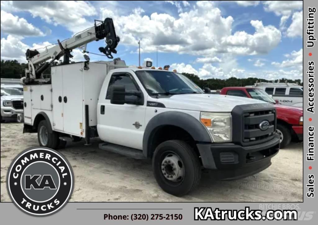 Ford F 550 XL SD Track mounted cranes