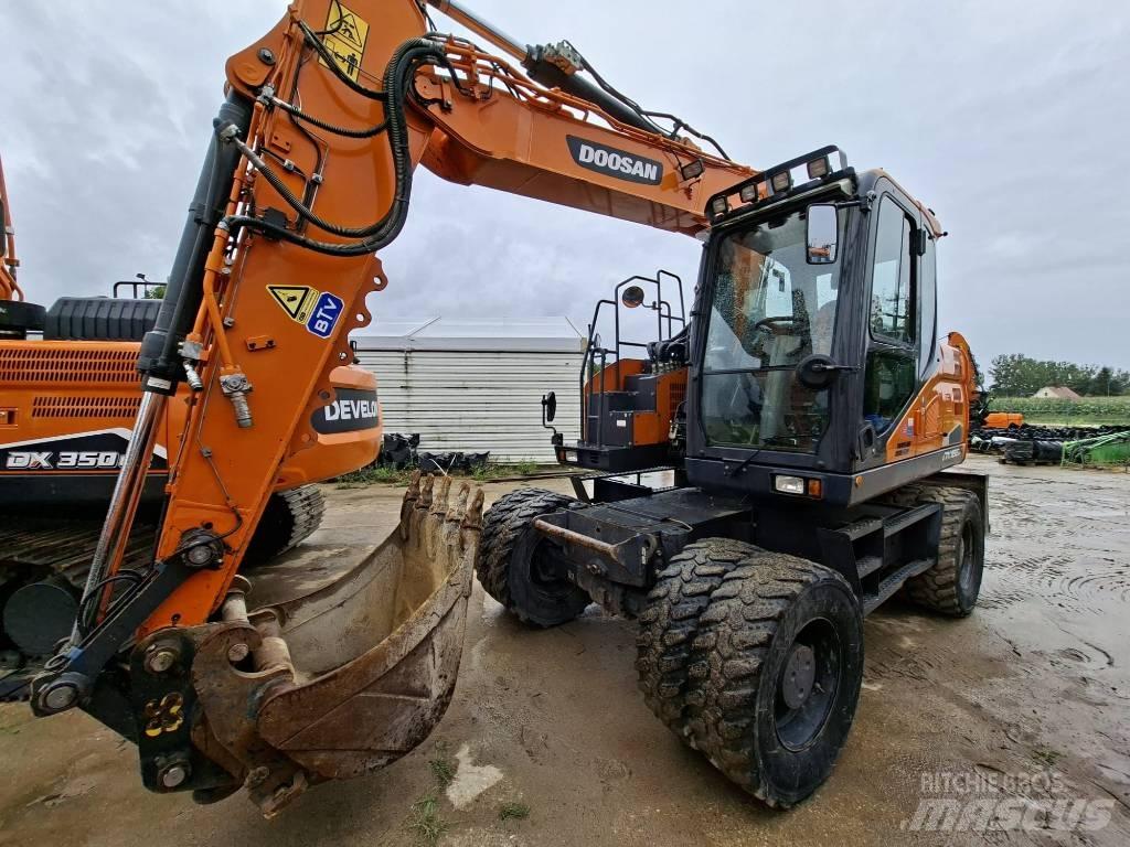 Doosan DX165W-5 Wheeled excavators
