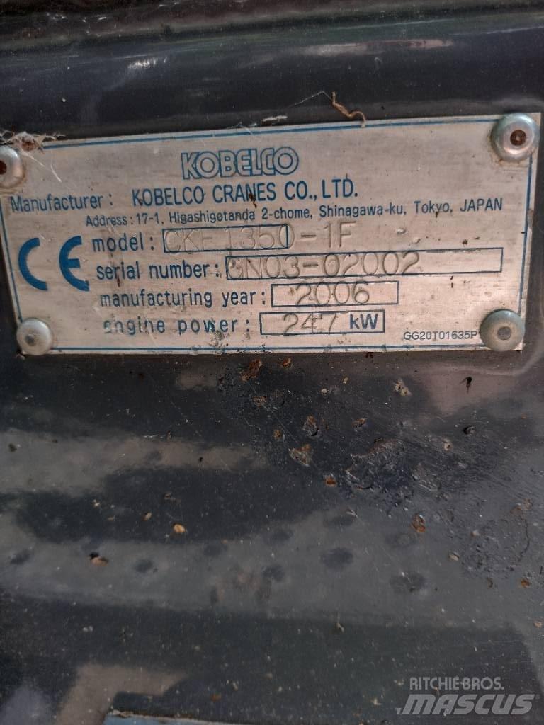 Kobelco cke1350-1F Track mounted cranes