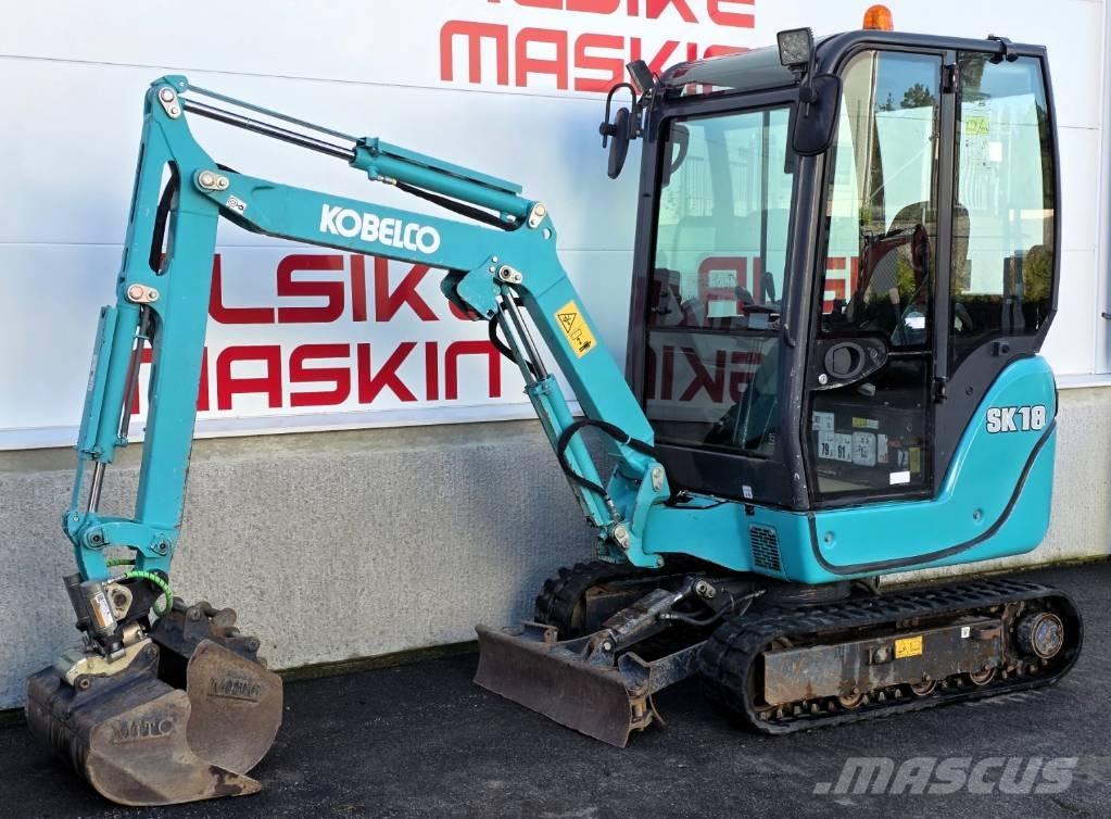 Kobelco SK 18 Mini excavators < 7t (Mini diggers)
