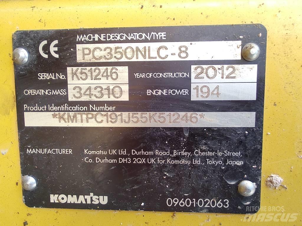 Komatsu PC 350 Crawler excavators