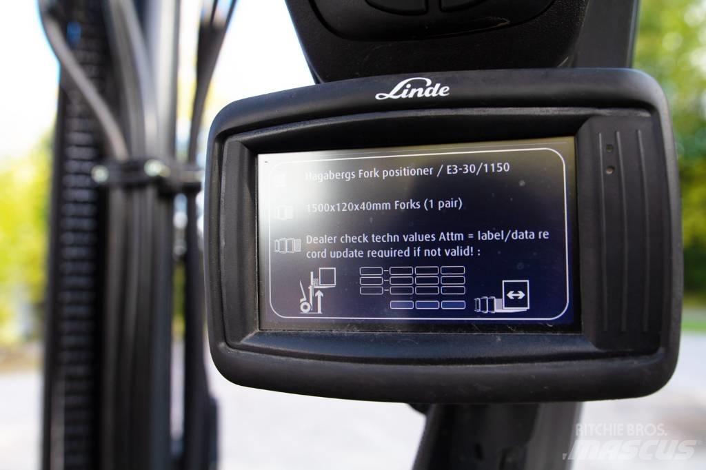 Linde E30-01 Electric forklift trucks