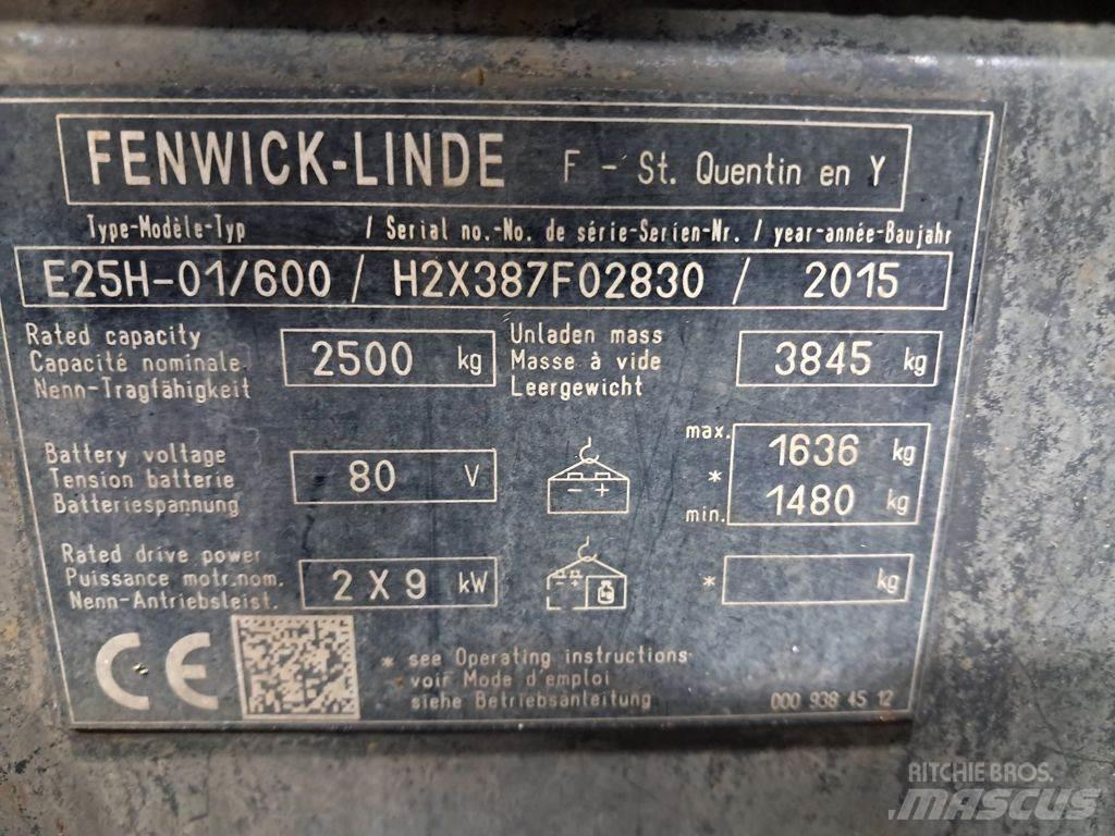 Linde E25H-01/600 Electric forklift trucks