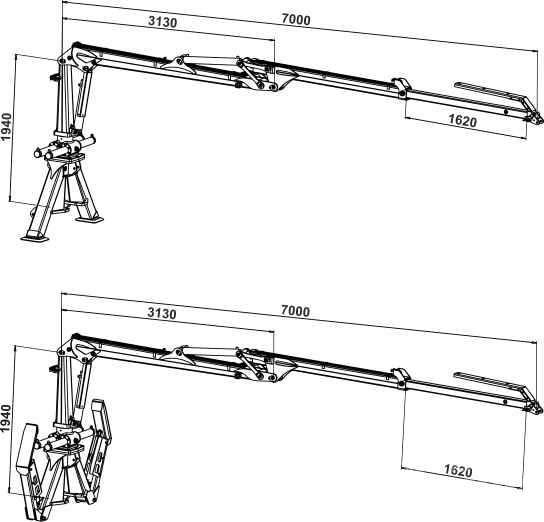 Country 700PRO/90DU Knuckle boom loaders
