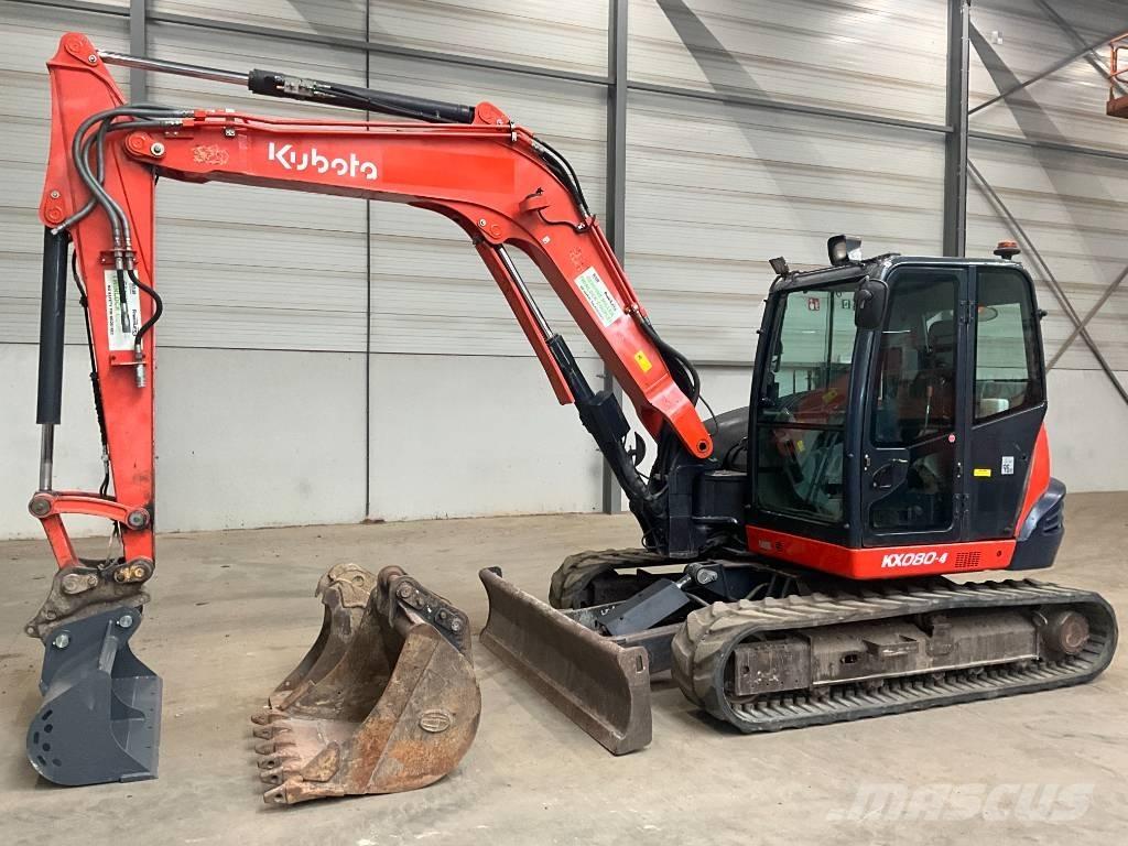 Kubota KX 080-4 Mini excavators  7t - 12t
