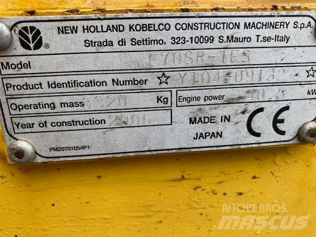New Holland E 70 SR Mini excavators  7t - 12t