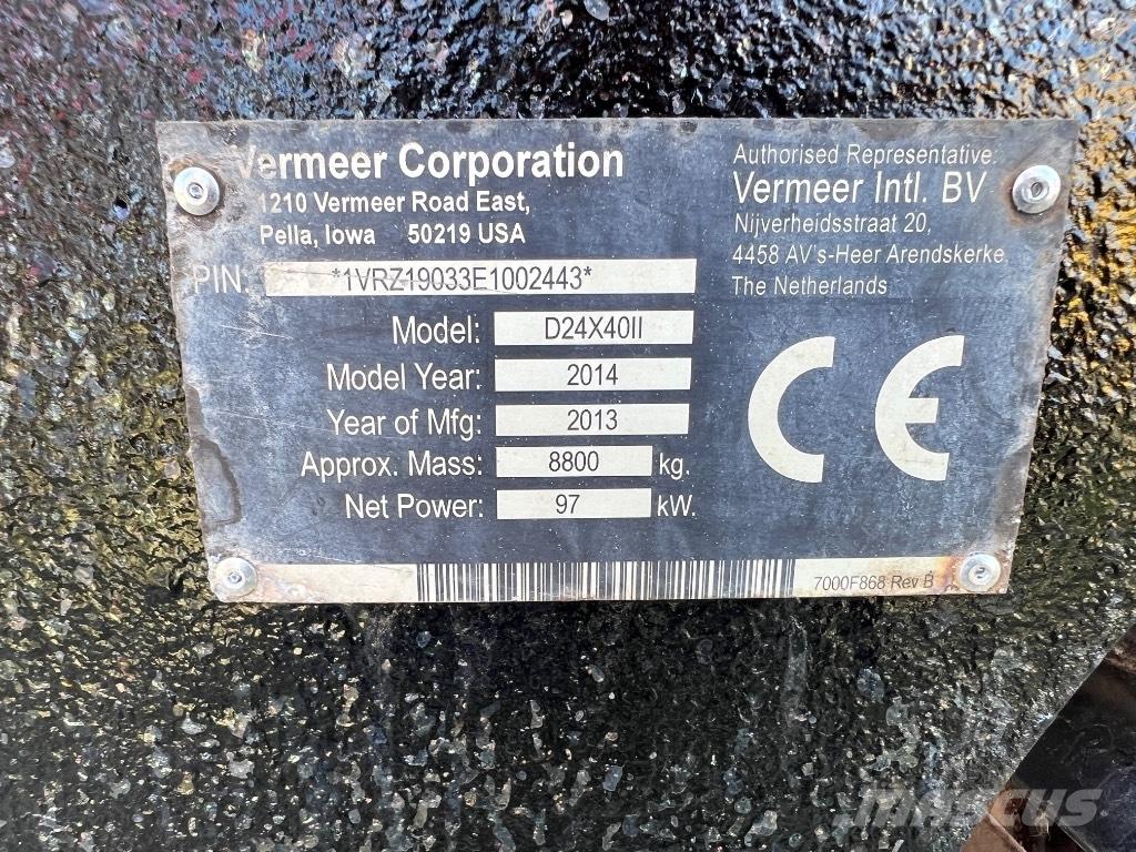 Vermeer D24X40II Horizontal drilling rigs