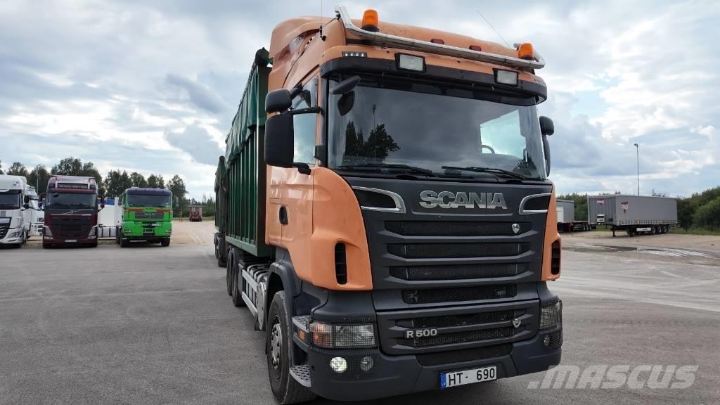 Scania R 500 Truck mounted cranes