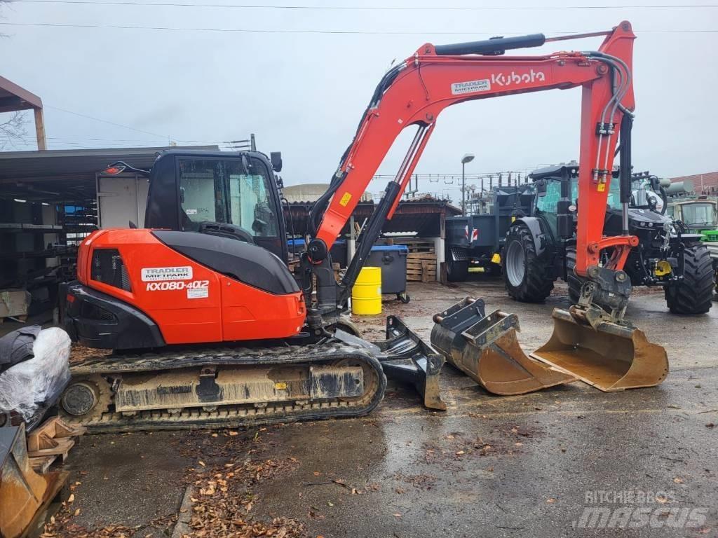 Kubota KX 080-4 Mini excavators < 7t (Mini diggers)