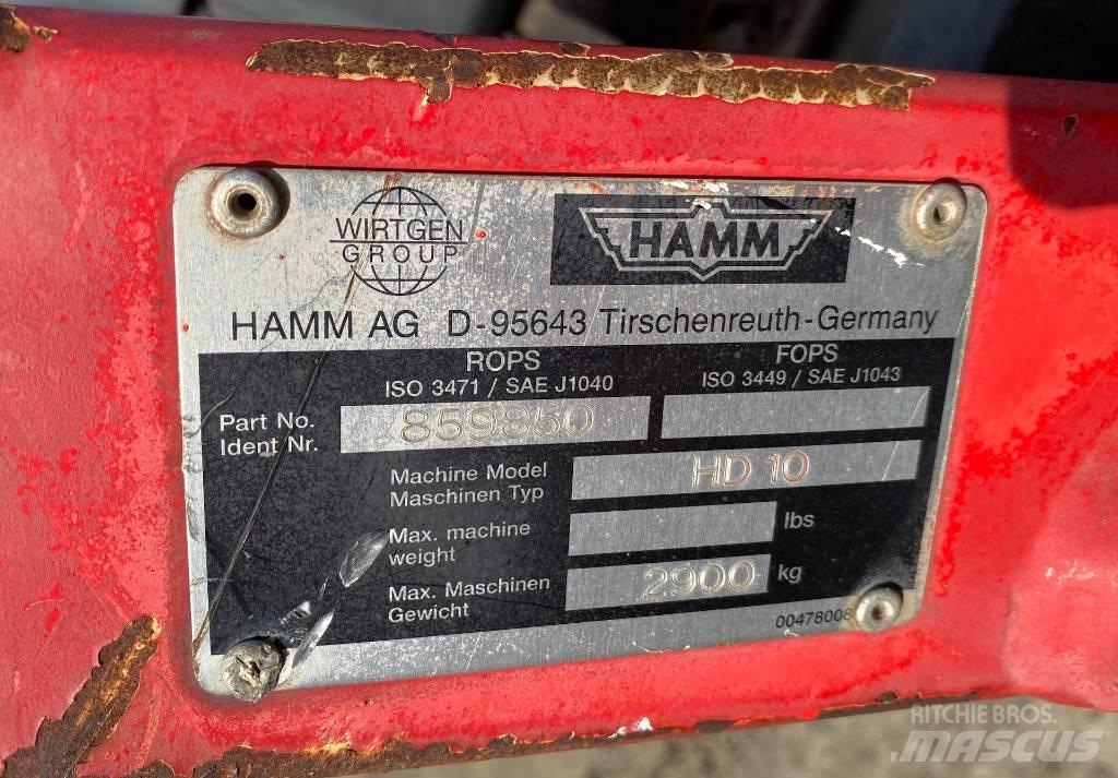 Hamm HD 10 Twin drum rollers