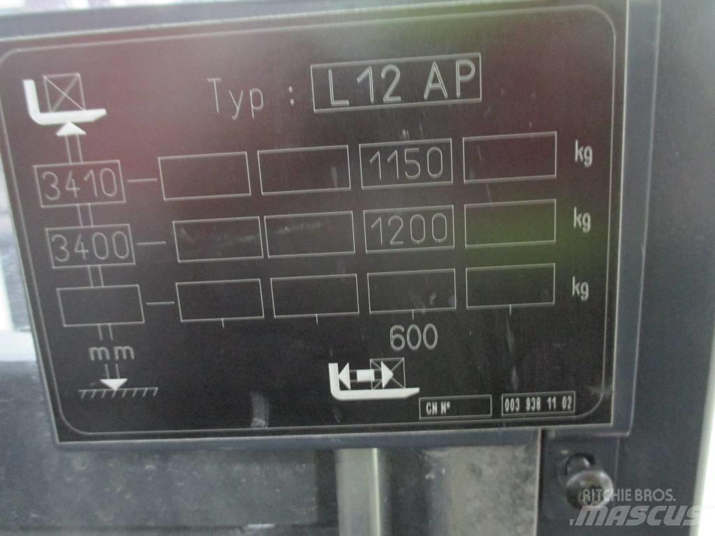 Linde L 12 AP Self propelled stackers