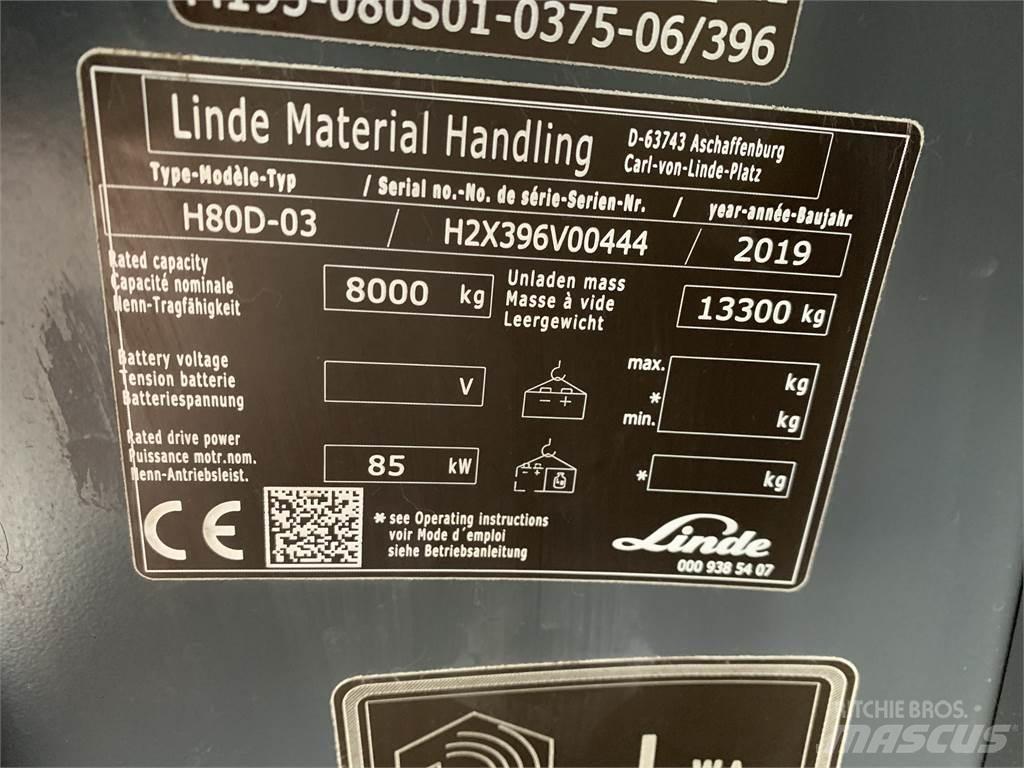 Linde H80D Diesel trucks