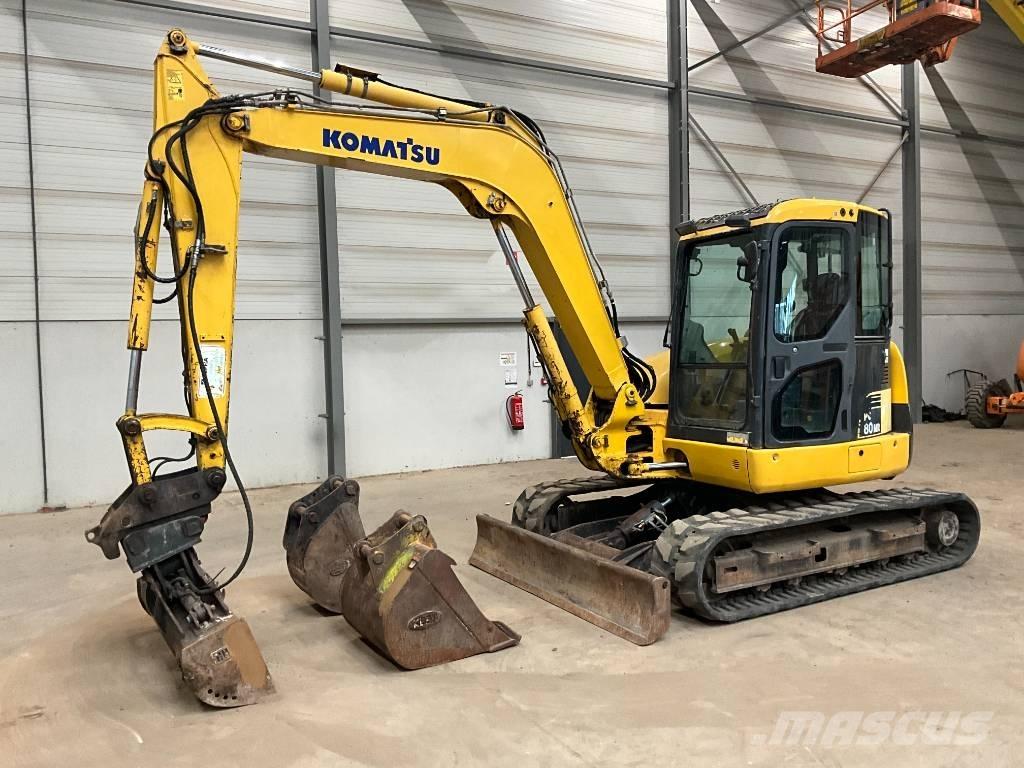 Komatsu PC 80 MR-3 Mini excavators  7t - 12t