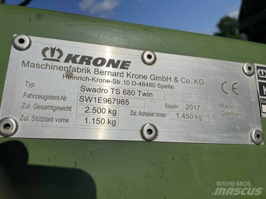 Krone Swadro TS 680 Windrowers