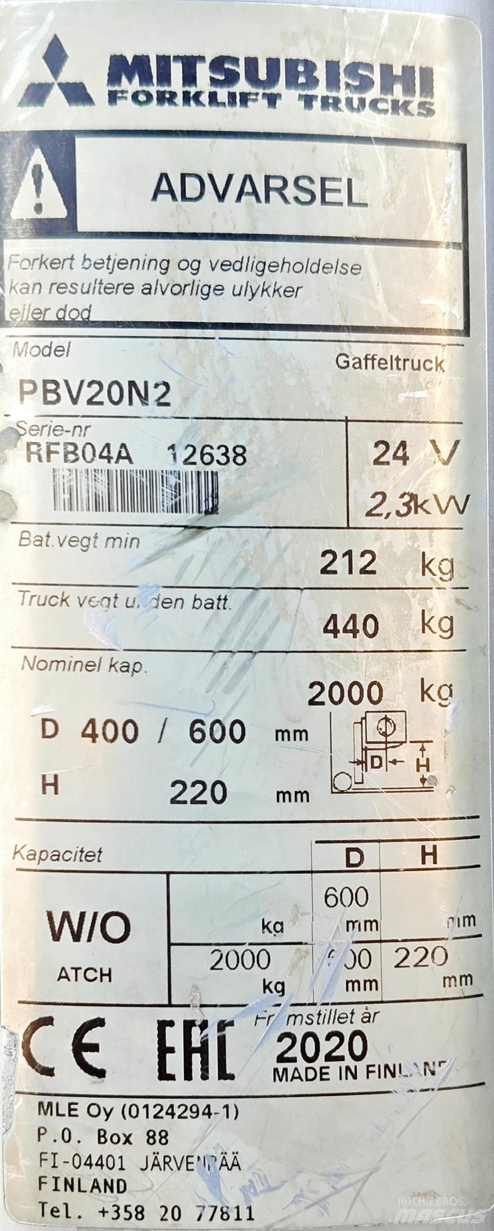 Mitsubishi PBV20N2 Other