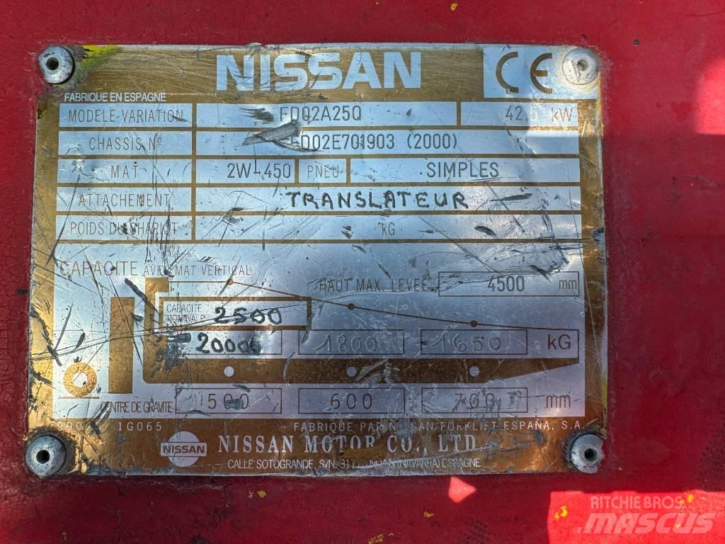 Nissan FD02A25Q Diesel trucks