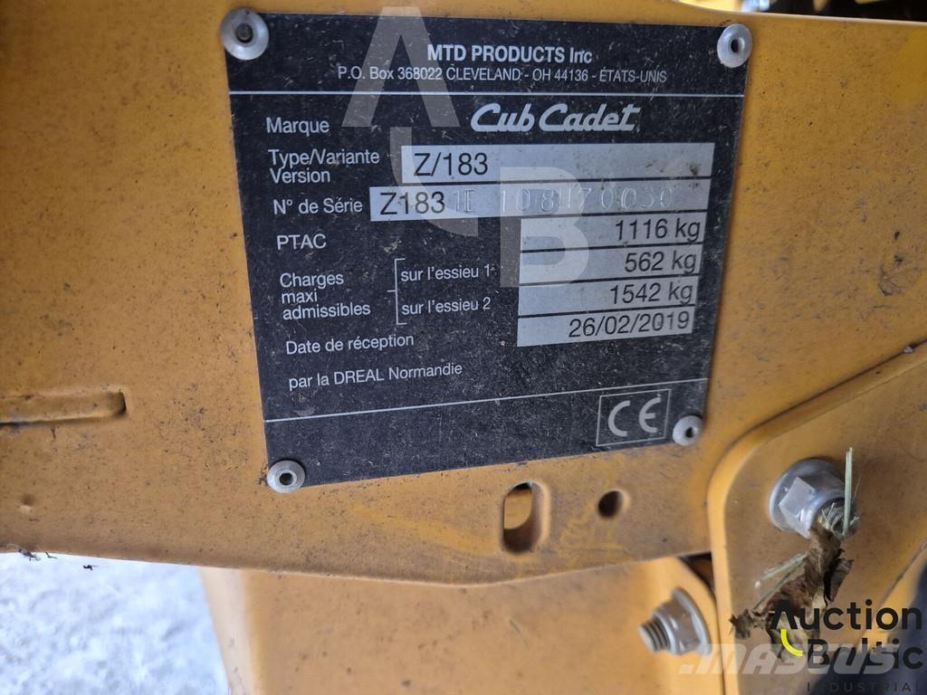 Cub Cadet Z/183 Riding mowers
