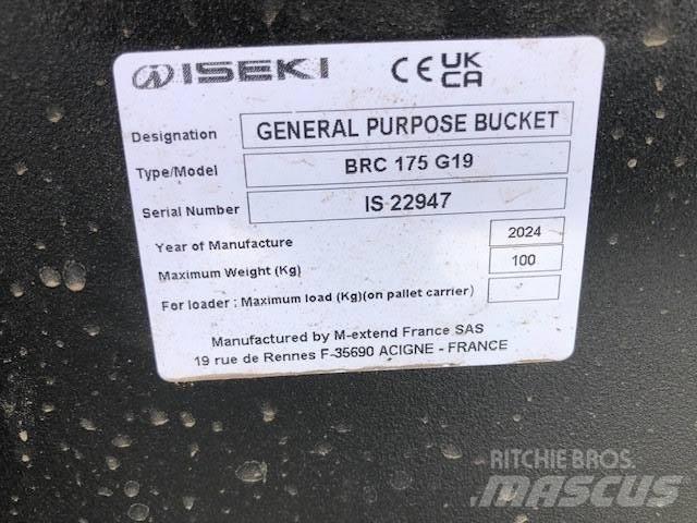 Iseki MX 1.75 BUCKET Other groundscare machines