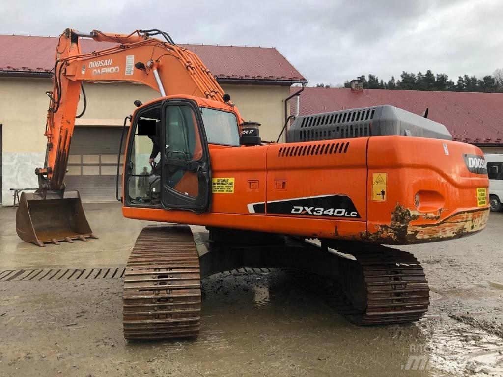 Doosan DX 340 LC Crawler excavators