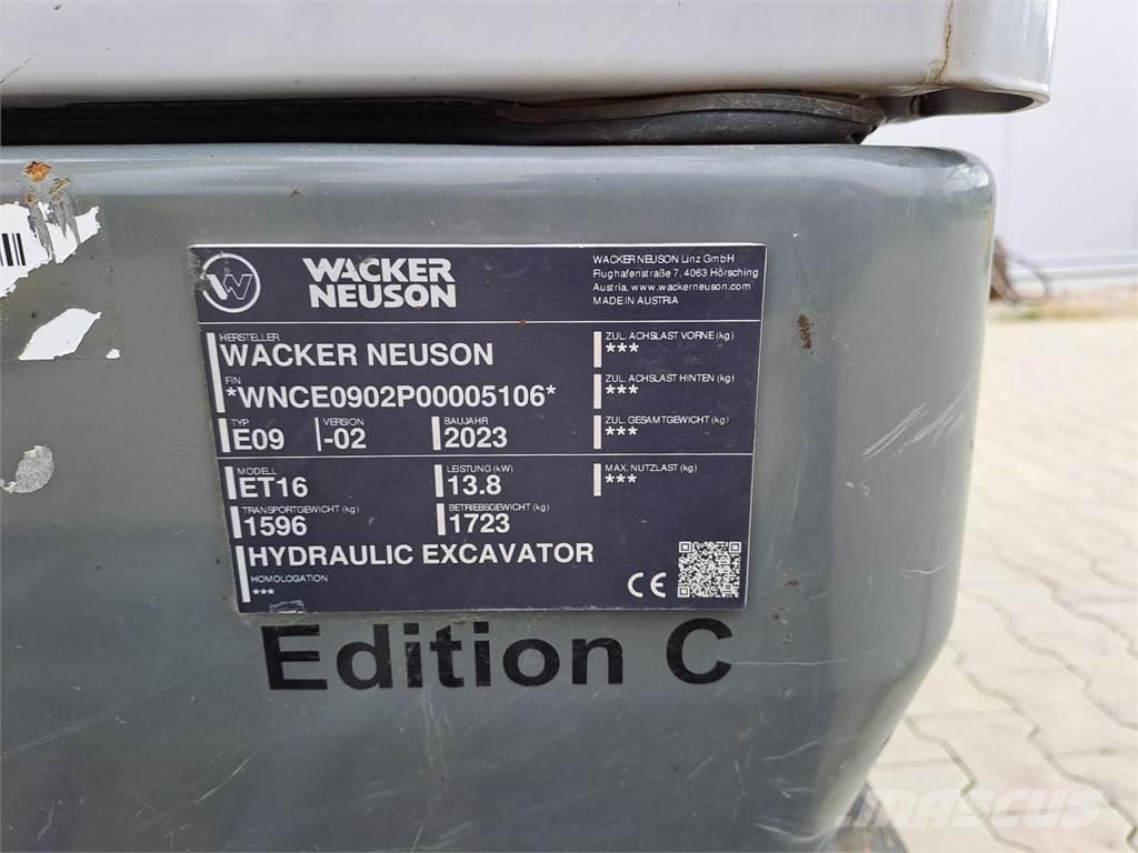Wacker Neuson ET16 Crawler excavators