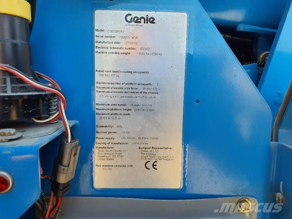 Genie Z30/20N Articulated boom lifts