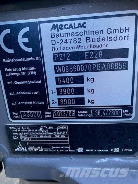 Mecalac AS600 Farm machinery