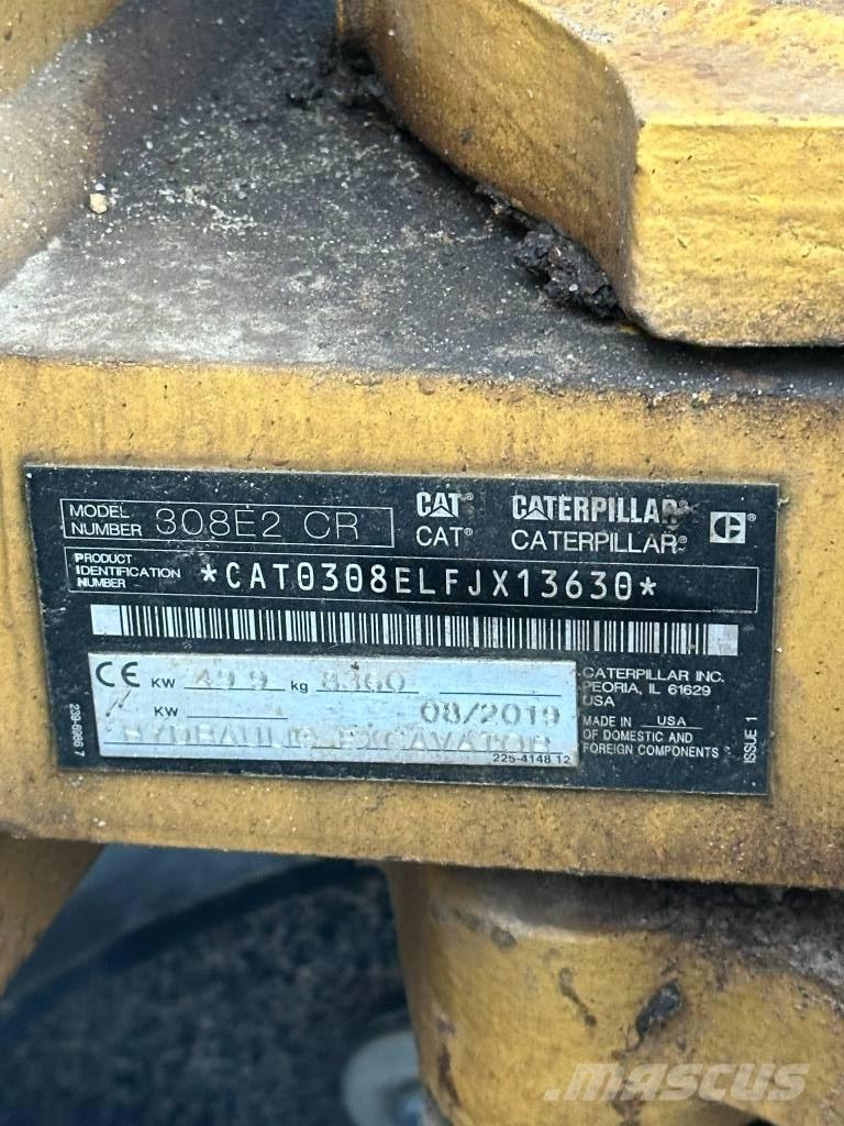 CAT 308 E 2 CR Mini excavators  7t - 12t