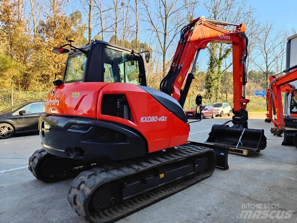 Kubota KX080-4a2 Mini excavators  7t - 12t